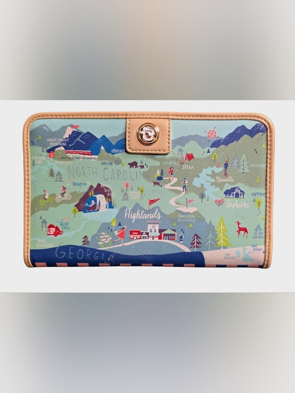 Spartina 449 Greetings From Collection - Blue Ridge Mountains Snap Wallet